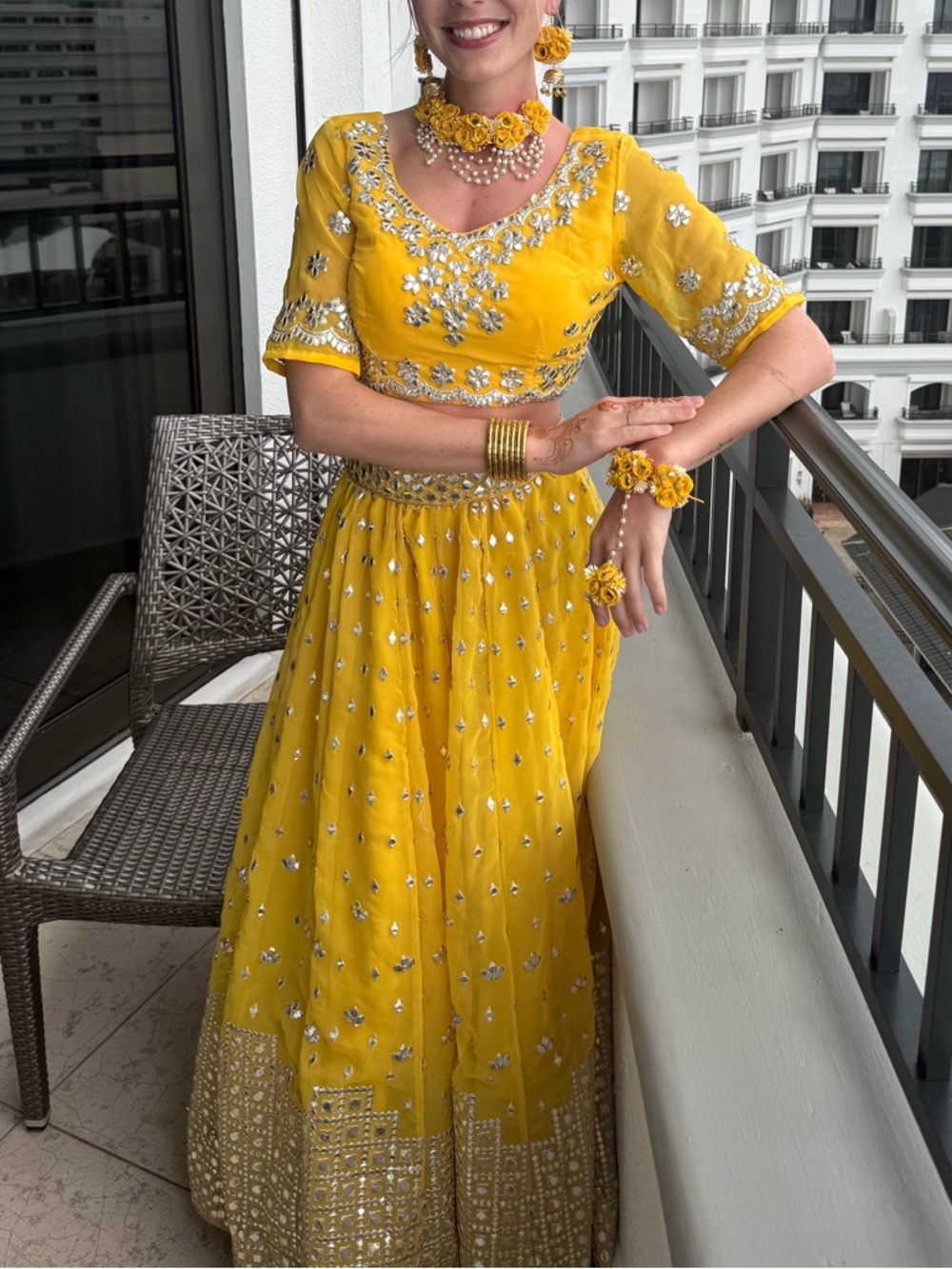 Yellow Haldi Lehenga
